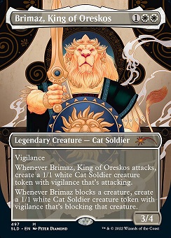 Brimaz, King of Oreskos Secret Lair Drop - Rule The Room Art